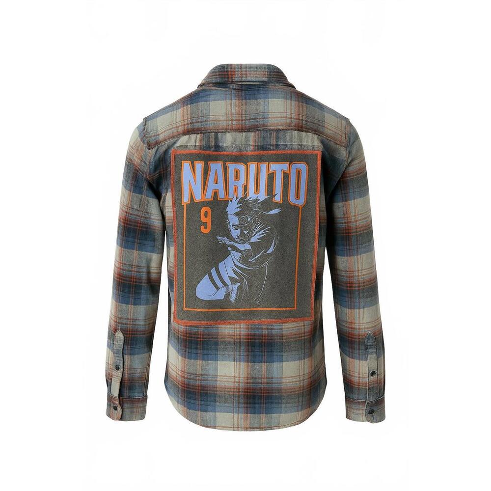 April 25th Flannels – Naruto Shadow Clone Upcycled Plaid Flannel | Eddie Bauer